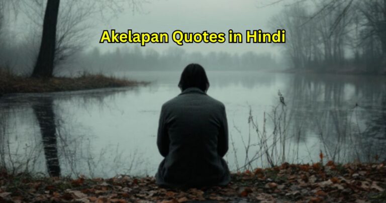 85+ Akelapan Quotes in Hindi – Quotes Will