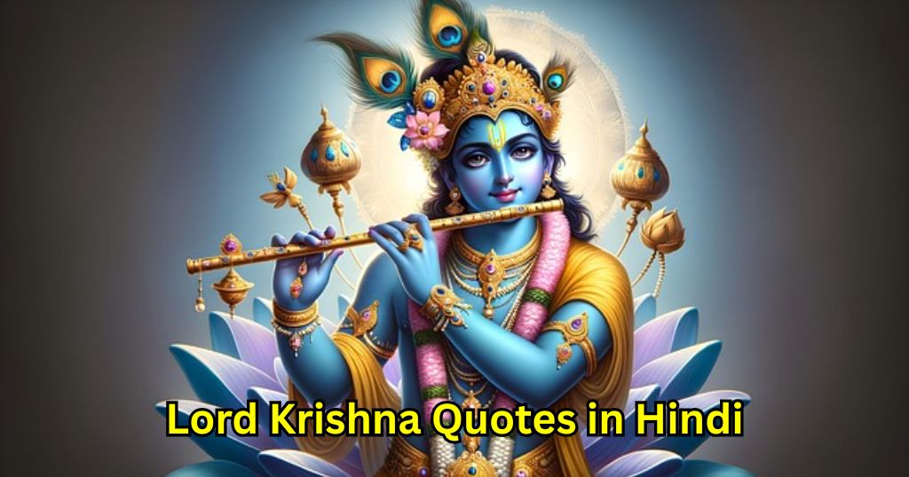 90+ Lord Krishna Quotes in Hindi – Quotes Will