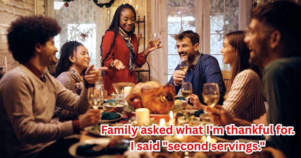 Funny Thanksgiving Quotes Status