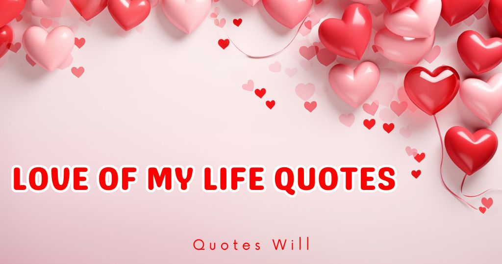 110+ Love Of My Life Quotes – Quotes Will