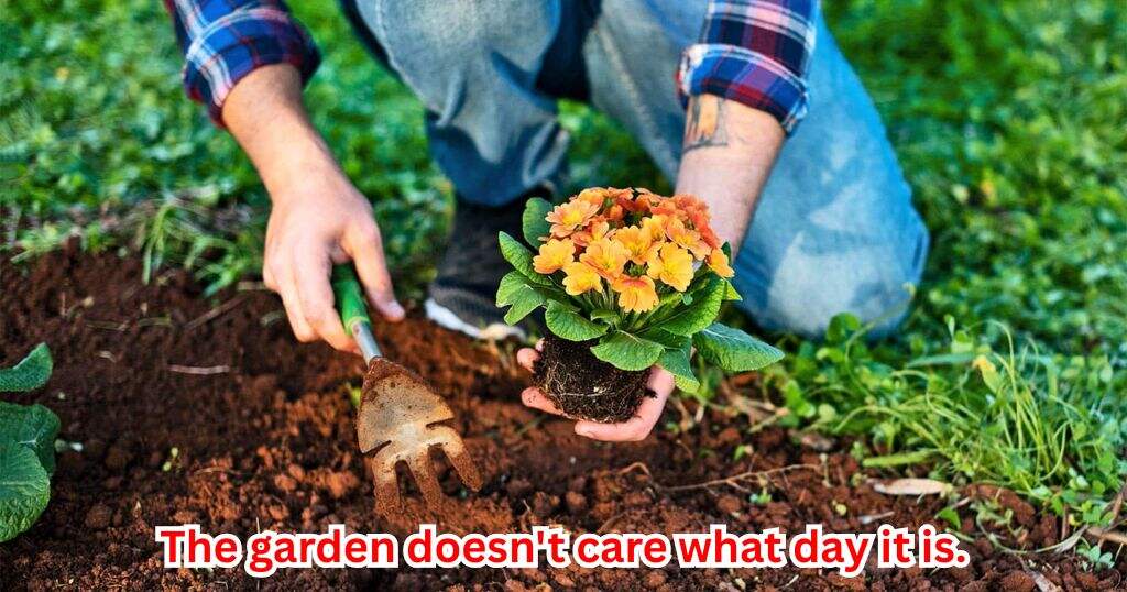 People Posting Captions for Gardening